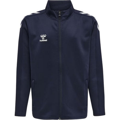 Front - Hummel Mens Zip Neck Athletic Track Jacket