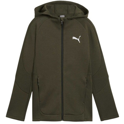 Front - Puma Childrens/Kids Evostripe Full Zip Hoodie