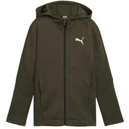 Front - Puma Childrens/Kids Evostripe Full Zip Hoodie