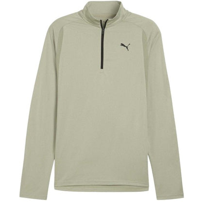 Front - Puma Mens Performance Quarter Zip Tailored Long-Sleeved Top