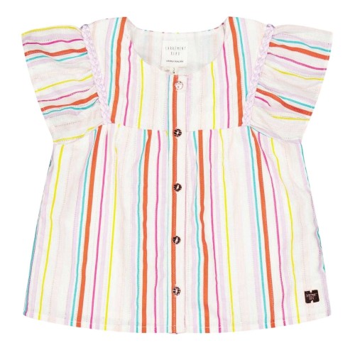 Front - Carrement Beau Girls Regular Flutter T-Shirt