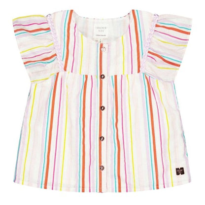 Front - Carrement Beau Girls Regular Flutter T-Shirt