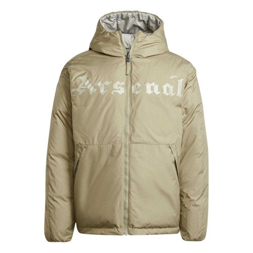 Front - Adidas Mens Arsenal FC Logo Anorak