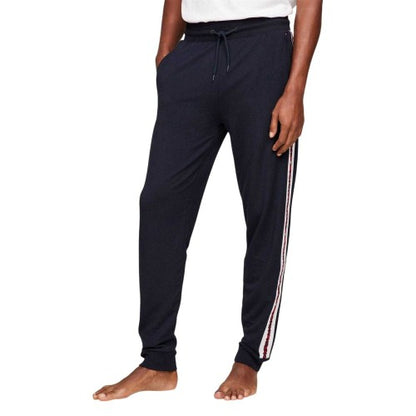 Front - Tommy Hilfiger Mens Cotton Logo Jogging Bottoms