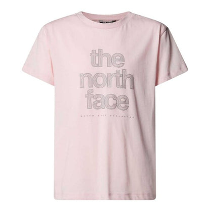 Front - The North Face Childrens/Kids Logo Reflective Regular T-Shirt