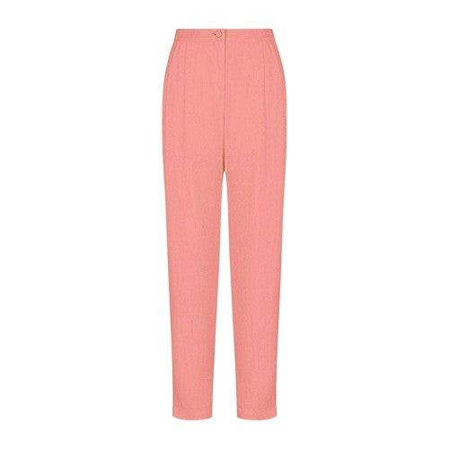 Front - Emporio Armani EA7 Womens/Ladies High Waist Straight Leg Trousers