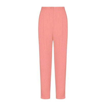 Front - Emporio Armani EA7 Womens/Ladies High Waist Straight Leg Trousers