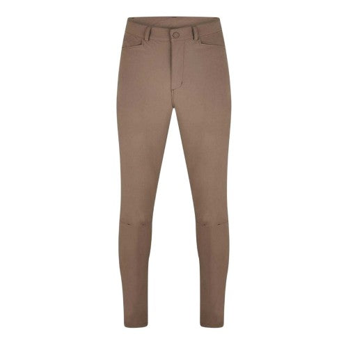 Front - Companion Mens Plain Slim Trousers