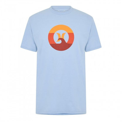 Front - Hurley Mens Wave T-Shirt