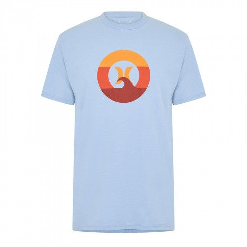 Front - Hurley Mens Wave T-Shirt