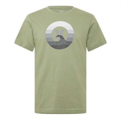 Front - Hurley Mens Wave T-Shirt