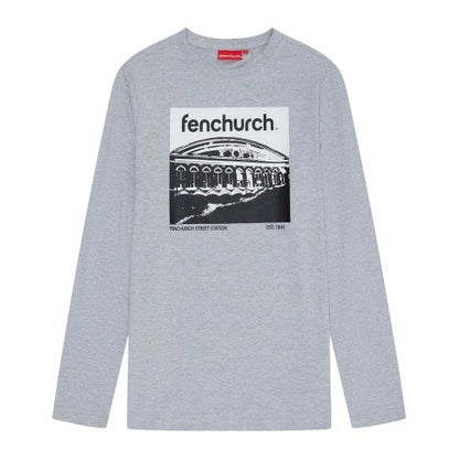 Front - Fenchurch Mens Philpot Long-Sleeved T-Shirt