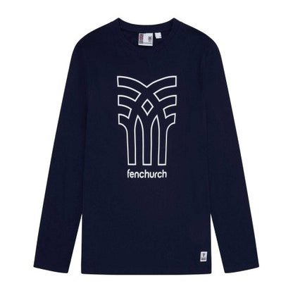 Front - Fenchurch Mens Aspinall Big Logo T-Shirt