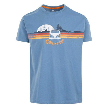 Front - Trespass Mens Cromer Graphic Print T-Shirt