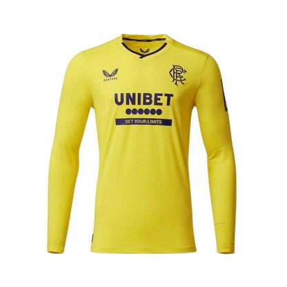 Front - Castore Mens Rangers FC Long-Sleeved Goalkeeper Jersey