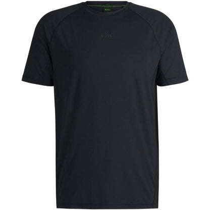 Front - Boss Mens Tonal Logo Crew Neck Raglan T-Shirt