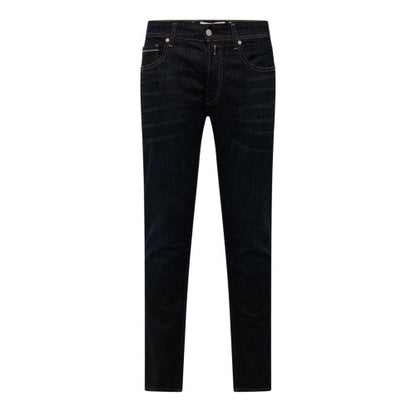 Front - Replay Mens Grover Cotton Straight Jeans