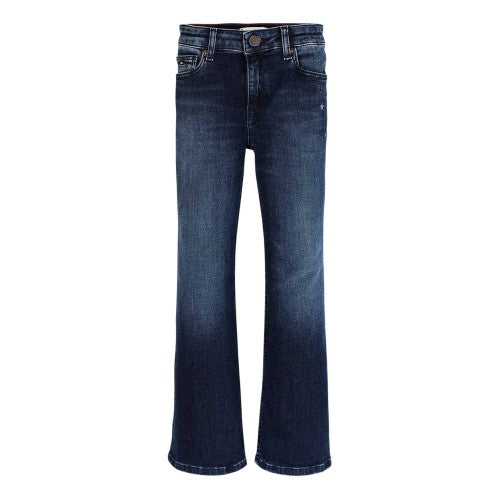 Front - Tommy Hilfiger Girls Bootcut Jeans