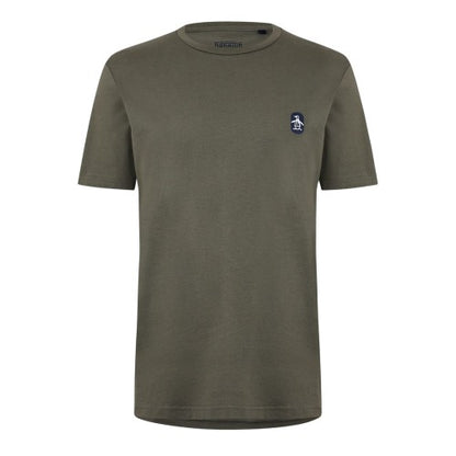 Front - Original Penguin Mens Basic Crew Neck T-Shirt