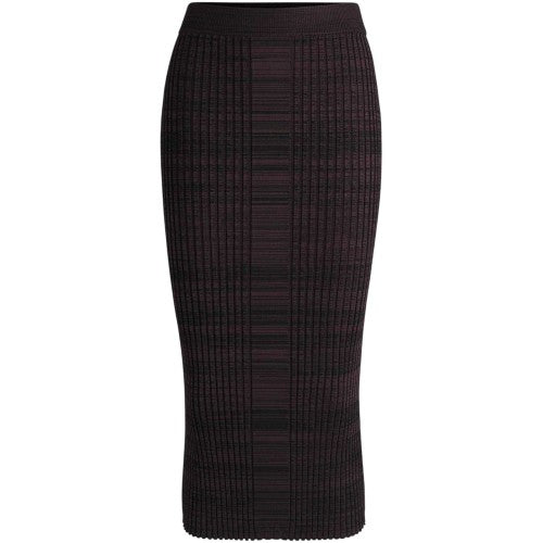 Front - Boss Womens/Ladies Farmina Knitted Midi Skirt
