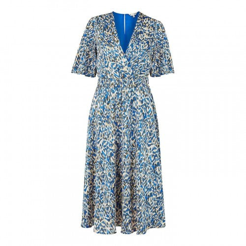 Front - Yumi Womens/Ladies Animal Print Skater Dress