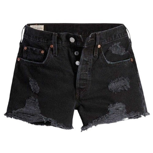 Front - Levis Womens/Ladies 501 Original Denim High Rise Shorts