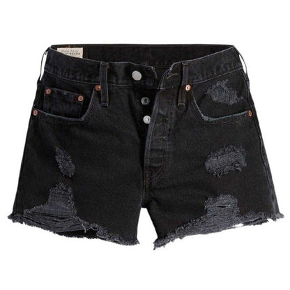 Front - Levis Womens/Ladies 501 Original Denim High Rise Shorts