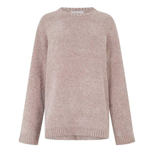 Front - Jack Wills Womens/Ladies Chenille Crew Neck Sweater Top