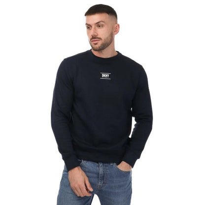 Front - DKNY Unisex Adult Logo Printed Crew Neck Sweatshirt