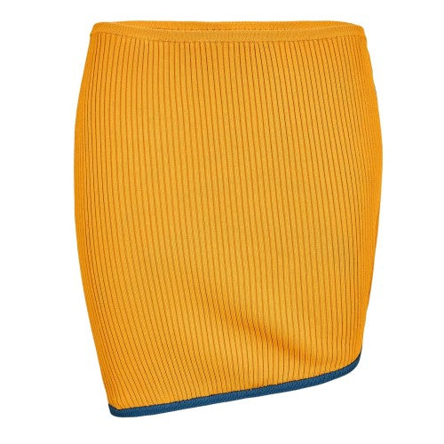 Front - Diesel Womens/Ladies Onalisa Gona Knitted Mini Skirt