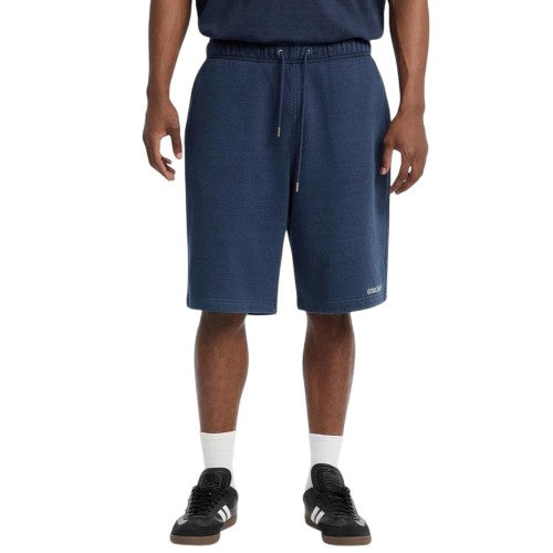 Front - Guess Mens Embroidered Logo Shorts