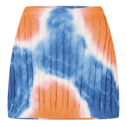 Front - Diesel Womens/Ladies Jami Tie Dye Mini Skirt