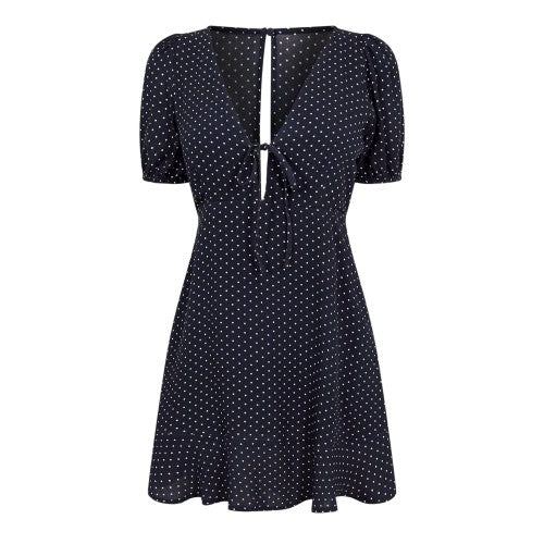 Front - Jack Wills Womens/Ladies Polka Dot Mini Dress