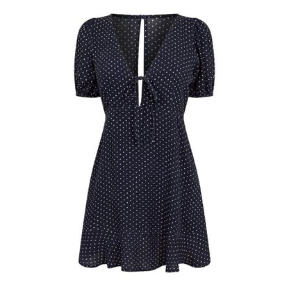 Front - Jack Wills Womens/Ladies Polka Dot Mini Dress