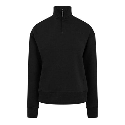 Front - USA Pro Womens/Ladies Quarter Zip Sweatshirt