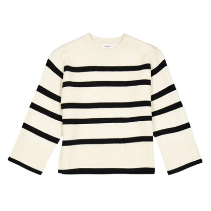 Front - Vero Moda Childrens/Kids Saba Striped Regular Sweater Top