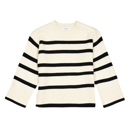 Front - Vero Moda Childrens/Kids Saba Striped Regular Sweater Top