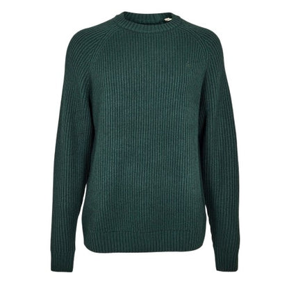 Front - Jack Wills Mens Ribbed Crew Neck Jumper
