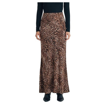 Front - Nobody´s Child Womens/Ladies Peyton Leopard Print Maxi Skirt