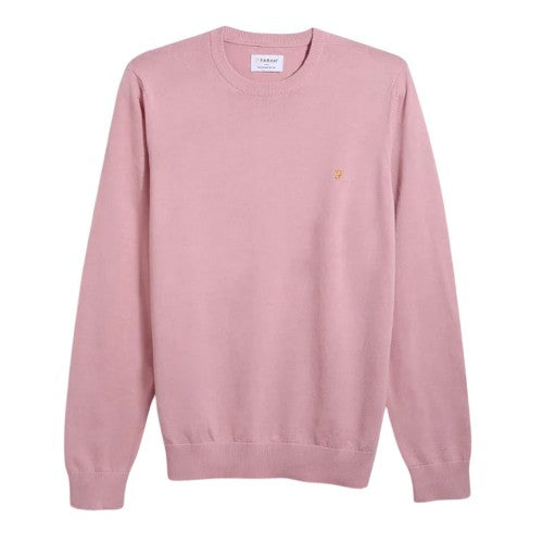 Front - Farah Mens Mullen Crew Neck Relaxed Fit Sweatshirt