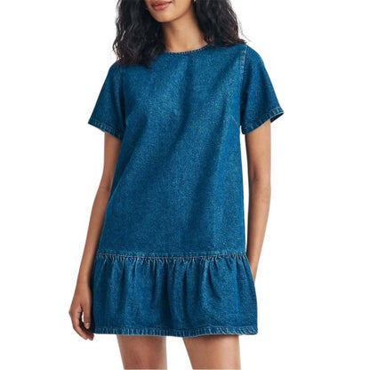 Front - Nobody's Child Womens/Ladies Denim Mini Dress