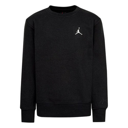 Front - Nike Childrens/Kids Air Jordan Logo Fleece Crew Neck Sweatshirt