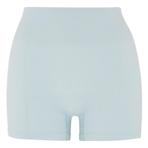 Front - HIIT Womens/Ladies Ribbed High Waist Cycling Shorts