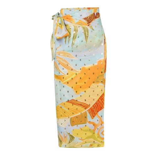 Front - Never Fully Dressed Womens/Ladies Jaspre Wrap Midi Skirt