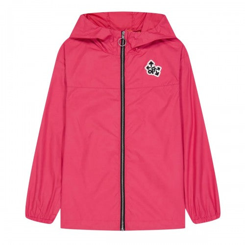 Front - Off White Childrens/Kids Monogram Water Resistant Windbreaker