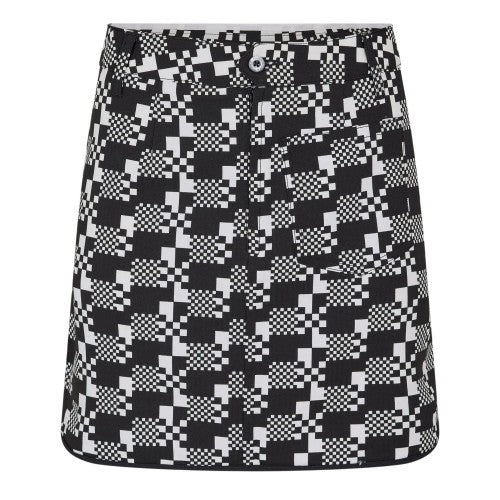 Front - Puma Womens/Ladies Houndstooth Golf Skort