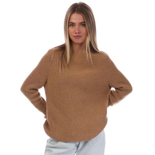 Front - Boss Womens/Ladies Rib Knit Pullover