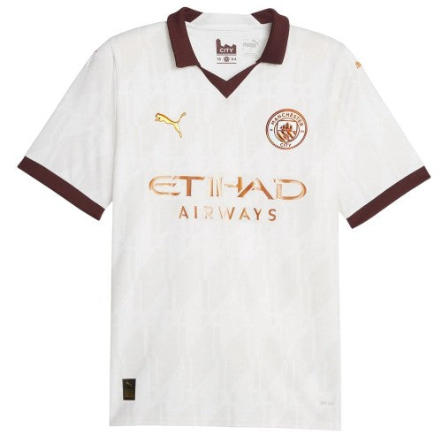 Front - Puma Mens Manchester City FC Replica Football Shirt