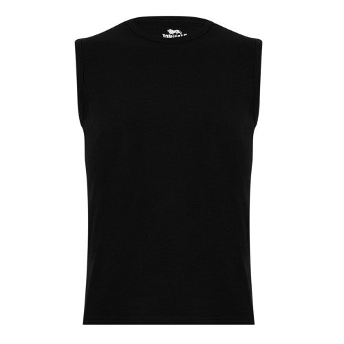 Front - Lonsdale Mens Plain Sleeveless Vest Top