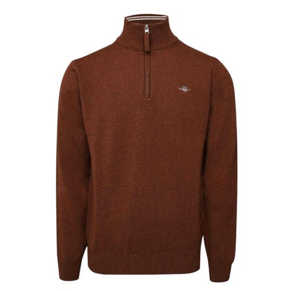 Front - Gant Mens Lambswool Jumper